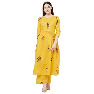 gosriki women39s cotton anarkali salwar suit set