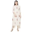 GoSriKi Women's Cotton Anarkali Salwar Suit Set