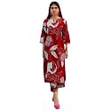 GoSriKi Women39s Cotton Blend Straight Printed Kurta