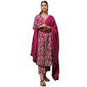 GoSriKi Women39s Cotton Blend Anarkali Printed Kurta