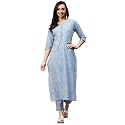GoSriKi Women39s Cotton Blend Kurta With Pant