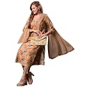 GoSriKi Women39s Cotton Blend Printed Straight Kurta