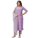 GoSriKi Women39s Cotton Blend Straight Printed Kurta