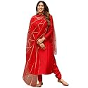 GoSriKi Women39s Cotton Blend Straight Solid Kurta