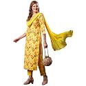 GoSriKi Women39s Cotton Blend Printed Straight Kurta