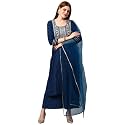GoSriKi Women39s Cotton Blend Solid Straight Kurta