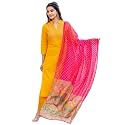 GoSriKi Women39s Cotton Blend Straight Printed Kurta