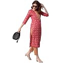 GoSriKi Women39s Cotton Blend Printed Straight Kurta