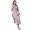 GoSriKi Women39s Cotton Blend Printed Straight Kurta