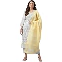 GoSriKi Women39s Cotton Blend Straight Printed Kurta