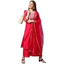 GoSriKi Women39s Cotton Blend Solid Straight Kurta