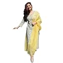 GoSriKi Women39s Cotton Blend Printed Straight Kurta