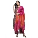GoSriKi Women39s Cotton Kurta Set With Dupatta