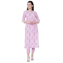 GoSriKi Women39s Cotton Straight Printed Kurta with