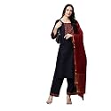 GoSriKi Women39s Cotton Straight Kurta with Palazzo