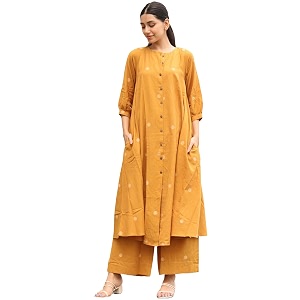 GoSriKi Womens Pure Cotton Anarkali Kurta with