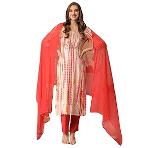 GoSriKi Womens Rayon Blend Straight Printed Kurta
