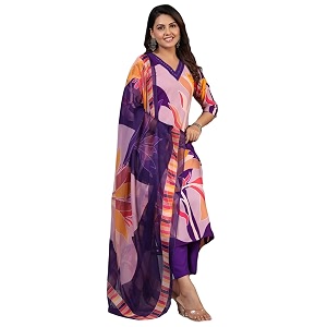 GoSriKi Womens Rayon Blend Kurta with Pant