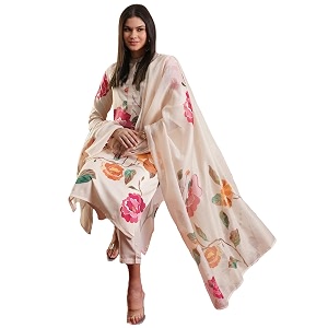 GoSriKi Womens Rayon Blend Straight Printed Kurta