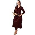 GoSriKi Women39s Rayon Blend A-Line Printed Kurta