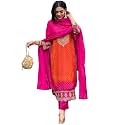 GoSriKi Women39s Rayon Blend Straight Embroidered Kurta