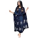 GoSriKi Women39s Rayon Blend Anarkali Printed Kurta