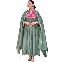 GoSriKi Women39s Rayon Viscose Embroidered Anarkali Kurta
