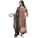 GoSriKi Women39s Rayon Viscose Embroidered Anarkali Kurta