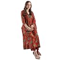 GoSriKi Women39s Rayon Viscose Anarkali Printed Kurta