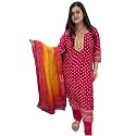 GoSriKi Women39s Rayon Viscose Printed Straight Kurta