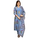 GoSriKi Women39s Rayon Viscose Printed Straight Kurta
