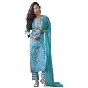GoSriKi Women39s Viscose Cotton Printed Straight 3Pc