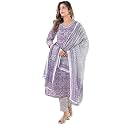 GoSriKi Women39s Cotton Blend Straight Printed Kurta
