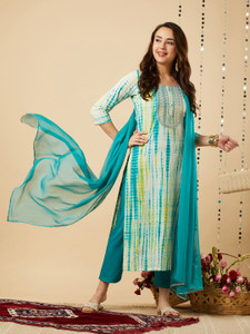 gosriki women kurta pant dupatta set