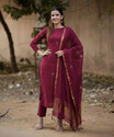 Gosriki Women Kurta Pant Dupatta Set