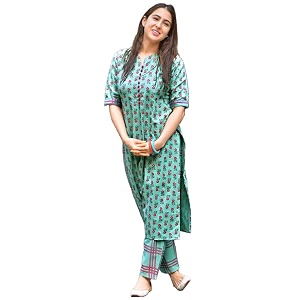 GoSriKi Womens Multi Color Cotton Printed Kurti