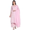 GoSriKi Women39s Cotton Blend Printed Straight Kurta