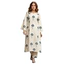 GoSriKi Womens Rayon Viscose Printed Straight Kurta