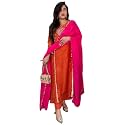 GoSriKi Womens Viscose Blend Straight Embroidered Kurta