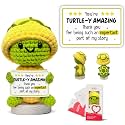 Gossby Positive Turtle Crochet with Emotional Message - You're Turtle-y Amazing Thank You For Being Such An Important Part Of My Story - Xmas, Graduation, Birthday Gift - Handmade Crochet Animal Decor
