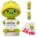 Gossby Positive Turtle Crochet with Message - My Best Friend I Turtle-Y Love You - Friendship, Christmas, Birthday Gift for Best Friend - Bestie Gift for Women - Handmade Positive Animal Decor