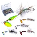Goture Trout Lures Fishing Spinners, Rooster Bait Tail Bass Fishing Lures