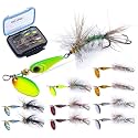 Goture Trout Lures Fishing Spinners, Rooster Bait Tail Bass Fishing Lures