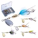 Goture Trout Lures Fishing Spinners, Rooster Bait Tail Bass Fishing Lures