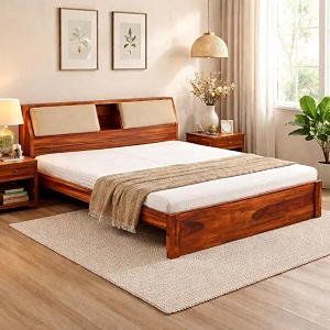 sheesham wood bed