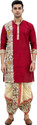 GOURI COLLECTIONS Men Kurta Dhoti Pant Set