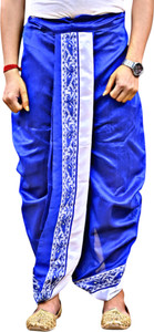 gouri collections ready to wear dhoti pant with velvet motif embellished men dhoti