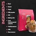 GOURMELT Fruit Flavor Cookies | Sweet and Fruity Tasty & Healthy Cookie Soft & Chewy with Rich Perfect for Tea Time Snacking, Baking, and Sharing | Freshly Baked and Delicious | 250g, Pack Of 1.