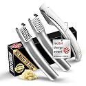 Gourmet Easy Garlic Press Lifetime Replace, No Need to Peel, Fine &amp; Coarse