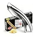 Gourmet Easy Garlic Press Lifetime Replacement, No Need to Peel, Fine Mince
